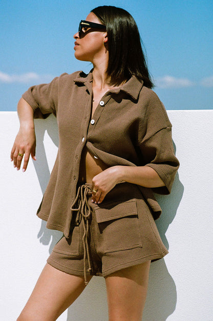 SAMPLE-Kase Shorts - Chocolate