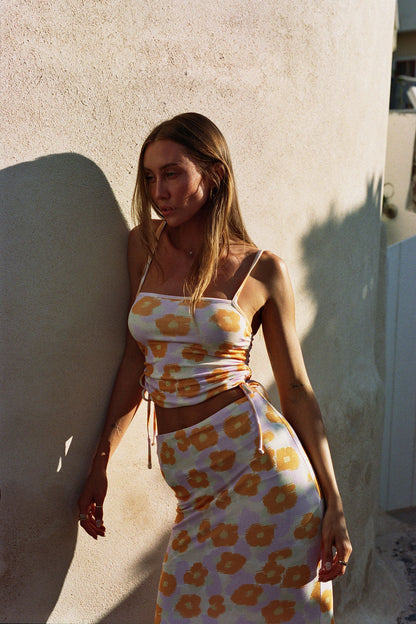 SAMPLE-Celina Top - Smudge Floral