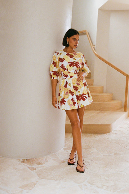 SAMPLE-Bettina Dress - Dusk Lily