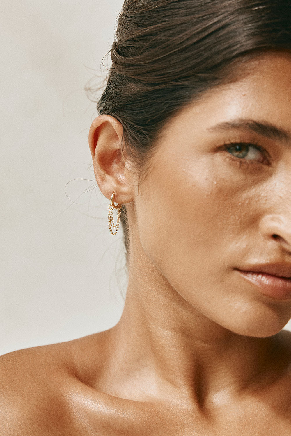 18K Kartika Huggie Earrings