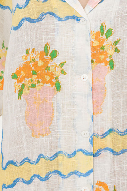 Korey Top - Flower Pots