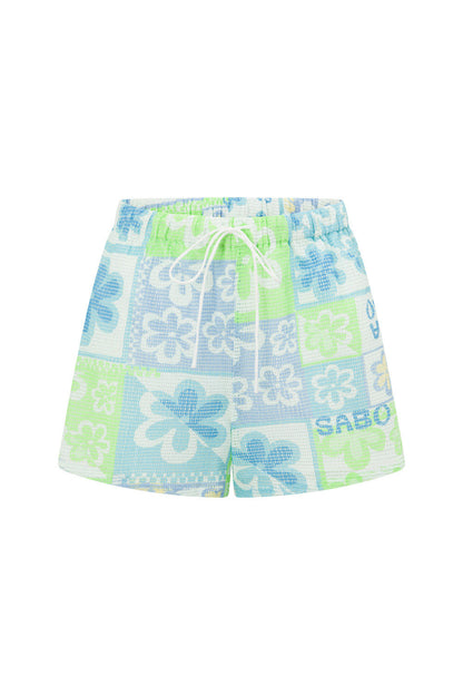 SAMPLE-Sari Shorts - Verano Floral