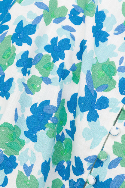 Backless Florian Dress - Brushed Floral