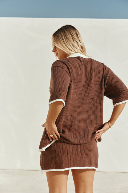 Shiloh Skirt - Chocolate