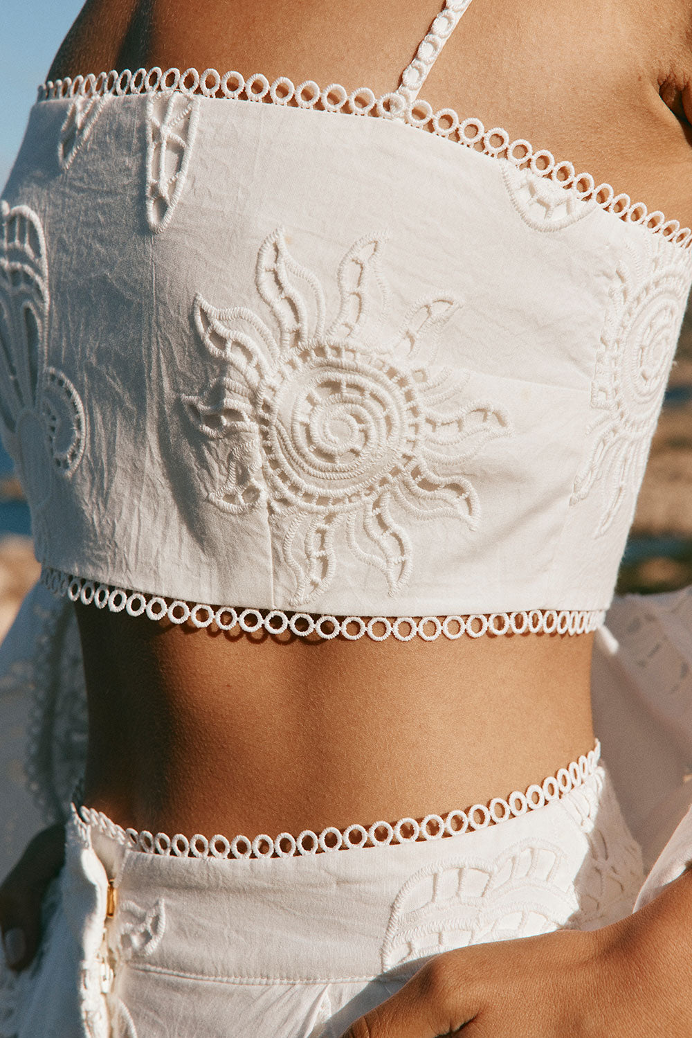 SAMPLE-Nissi Top - Corallo Bianca