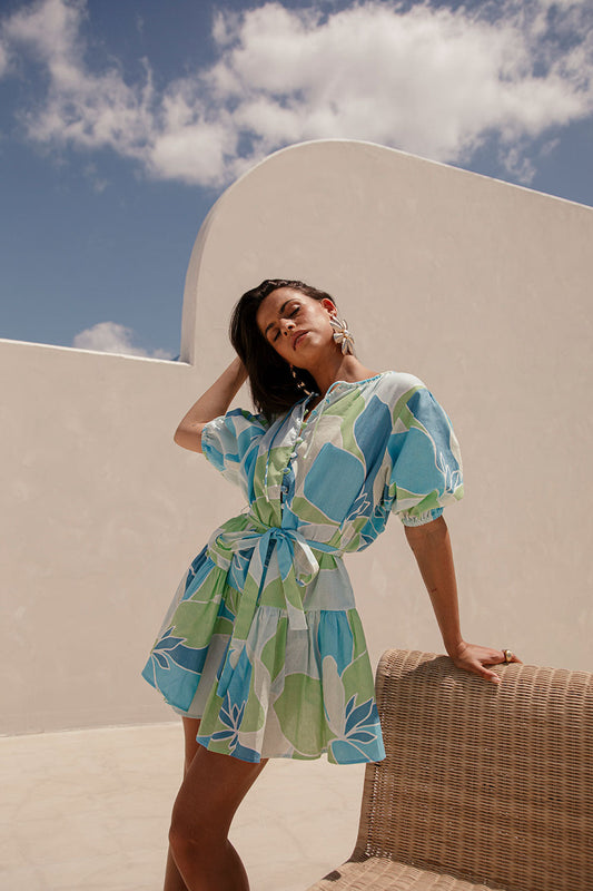 Tenaya Dress - Magnolia Blue