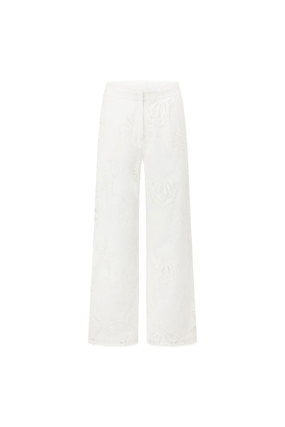 SAMPLE-Nissi Pants - Corallo Bianca