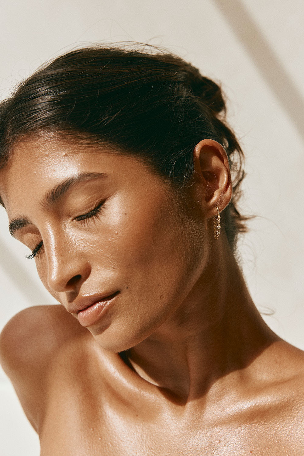 18K Kartika Huggie Earrings