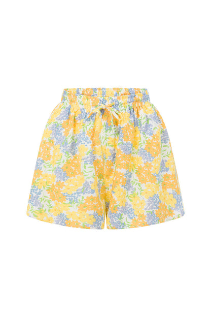 Leta Shorts - Tropical Bud Floral