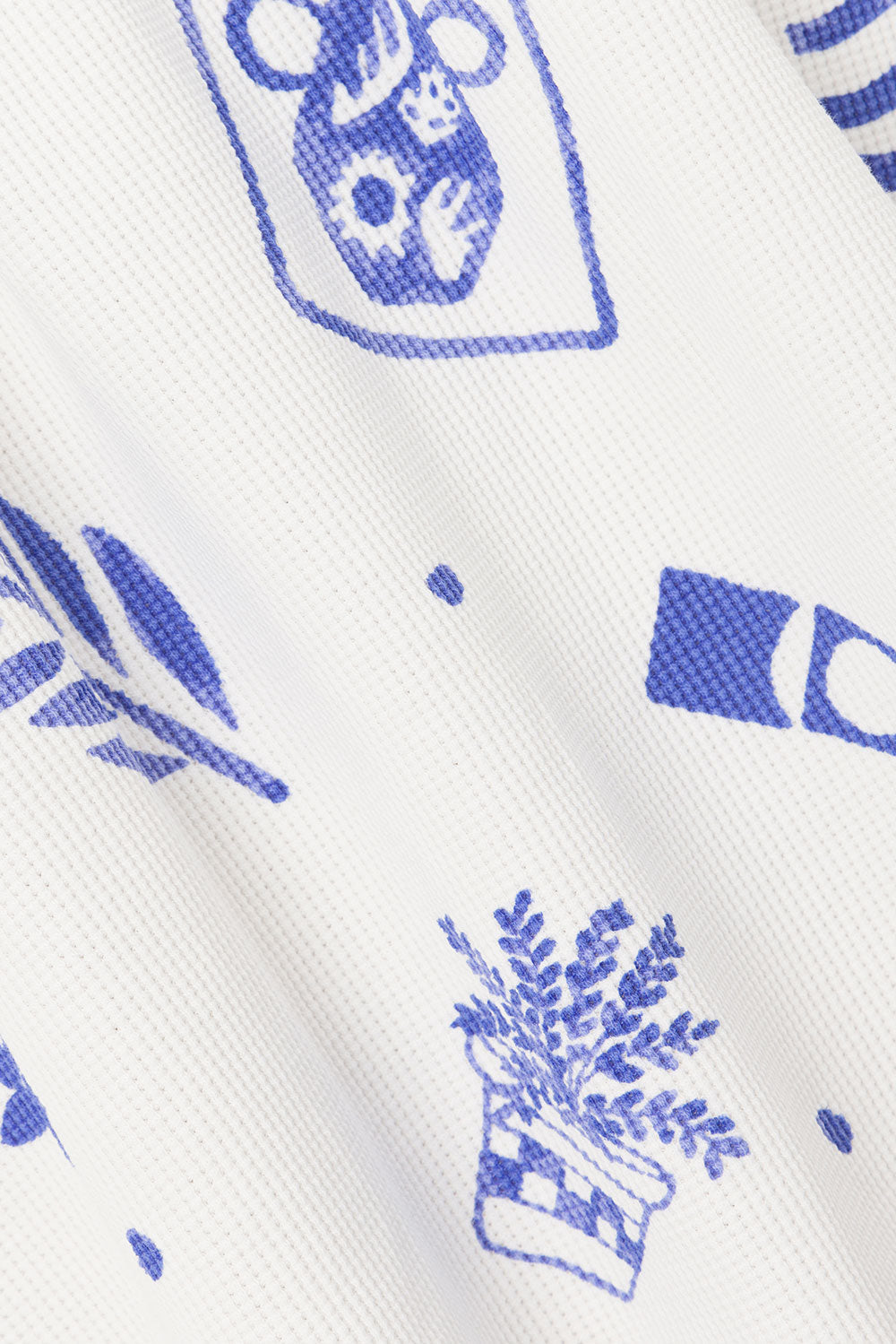 Jetta Top - Artefacts Blue