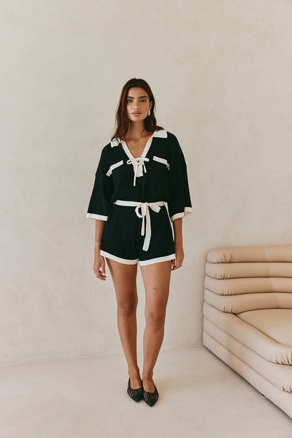 SAMPLE-Sammi Playsuit - Black