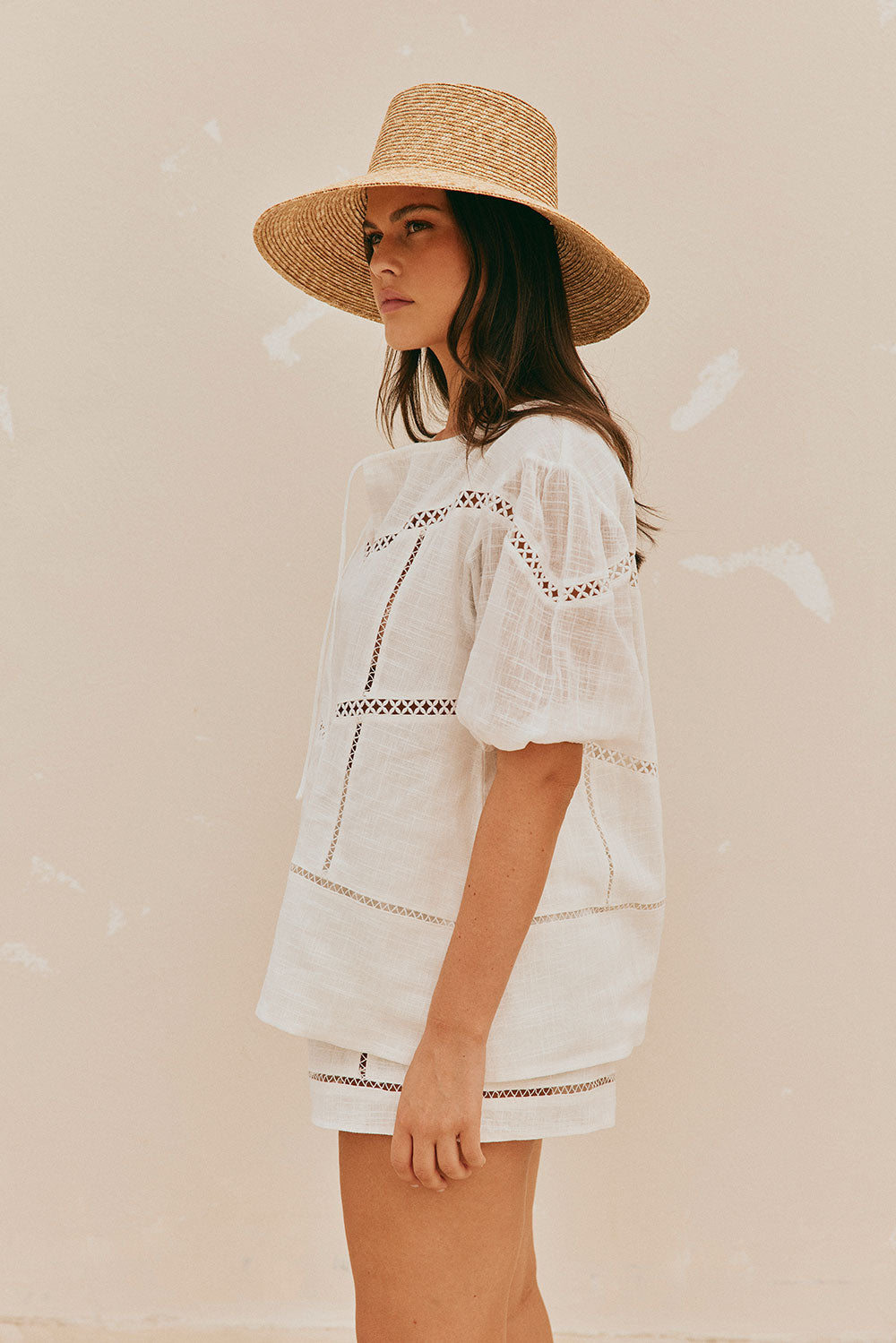 SAMPLE-Amelia Top - white