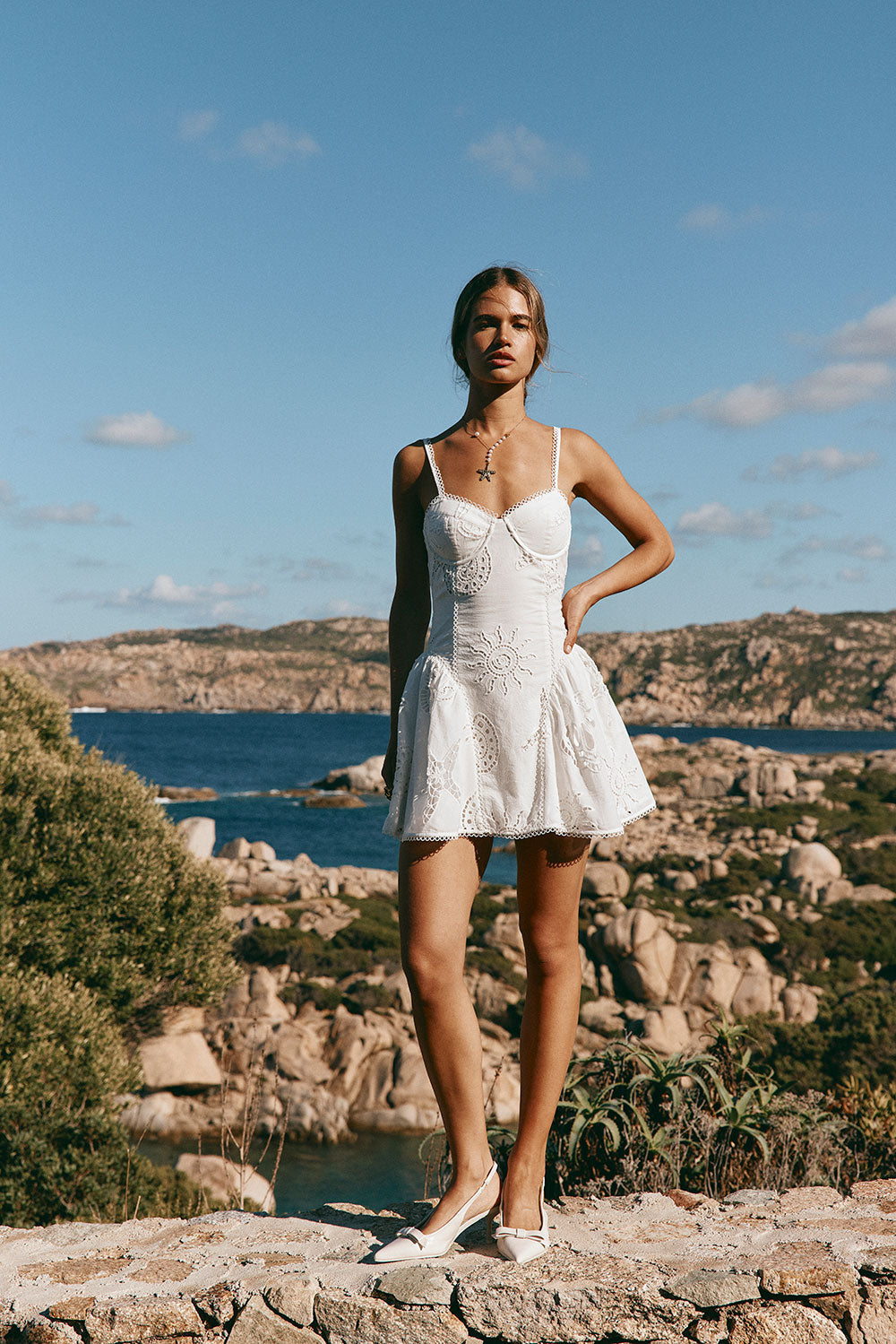 SAMPLE-Los Molinos Dress - Corallo Bianca