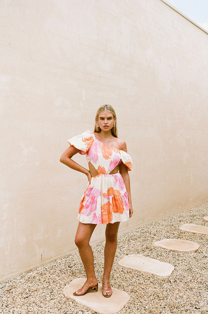 SAMPLE-Raffy Dress - Solstice Pink