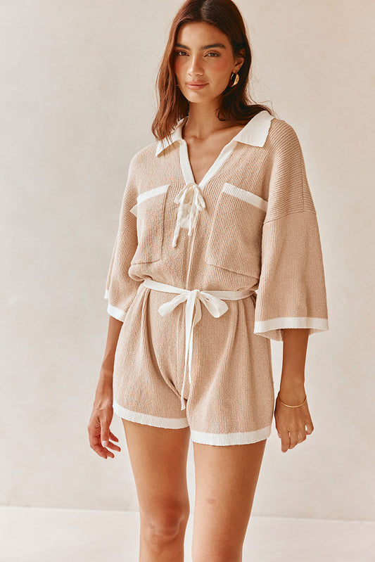 SAMPLE-Sammi Playsuit - Tan