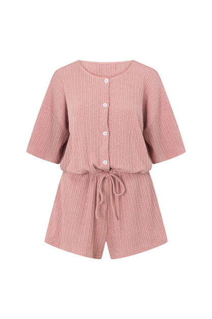 SAMPLE-Juniper Playsuit - Clay