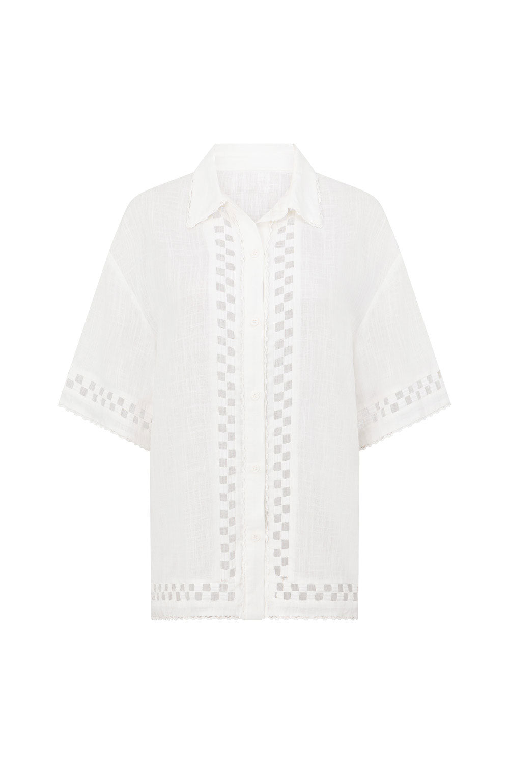 SAMPLE-Alyssia Top - White