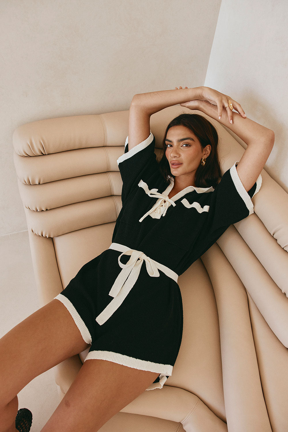 SAMPLE-Sammi Playsuit - Black