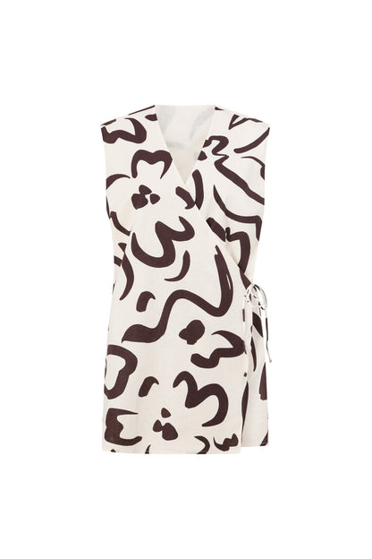 Amaya Dress - Fleur Lines