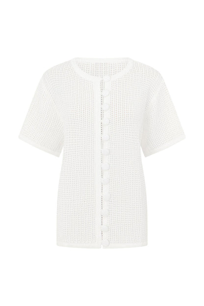 SAMPLE-Zayna Top - Cream