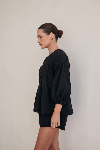 SAMPLE-Akel Top - Black