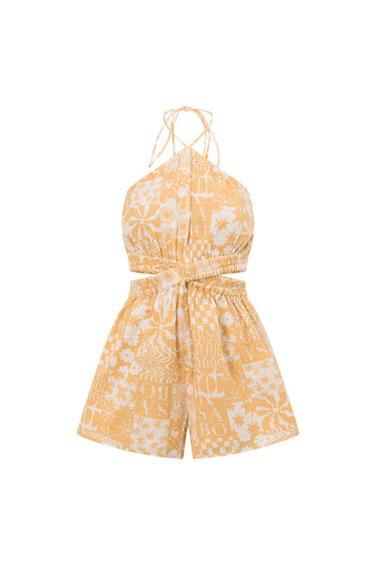 SAMPLE-Madeira Playsuit - Canyon