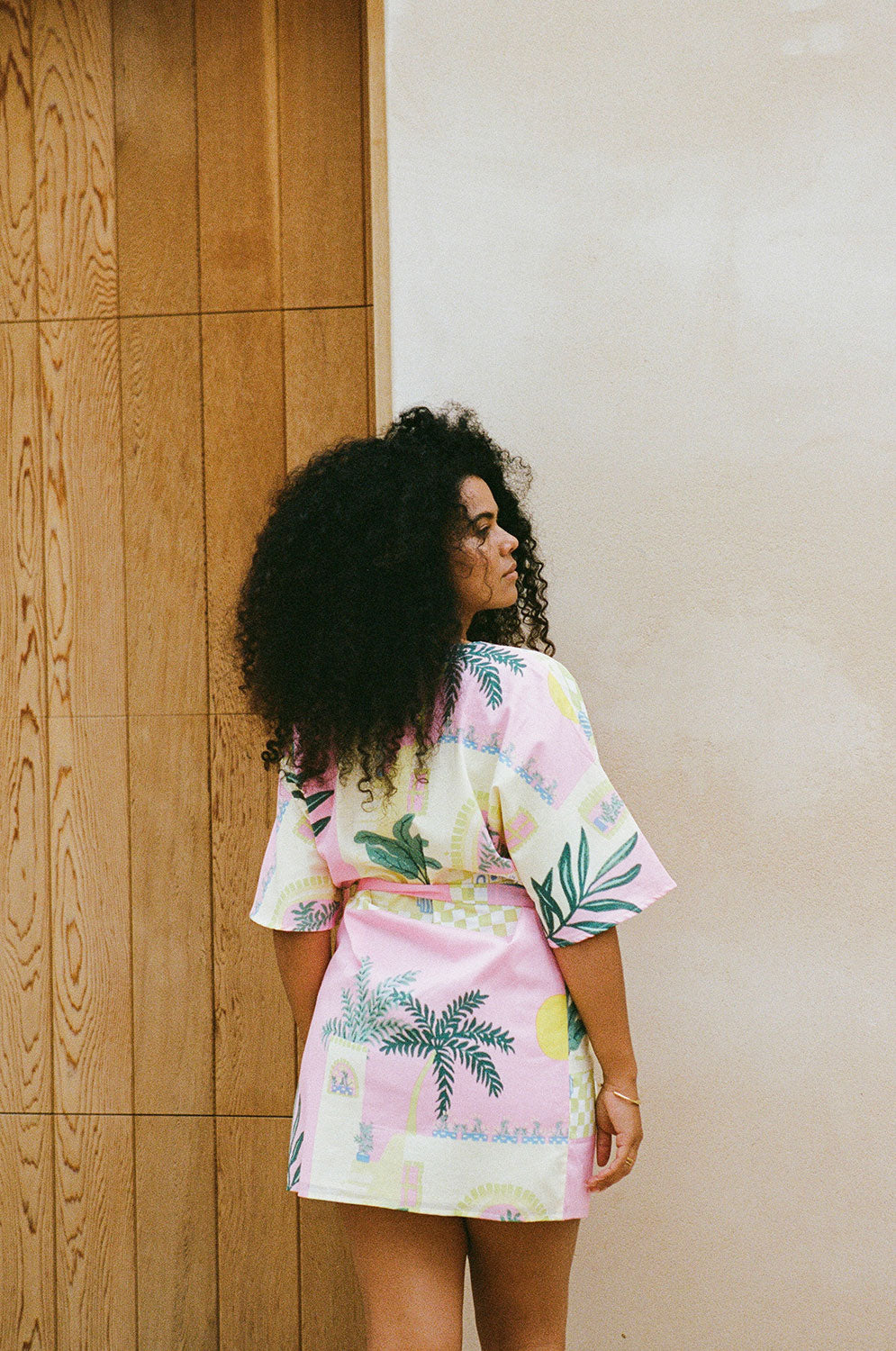 SAMPLE-Scarlett Wrap Dress - Vista Pink