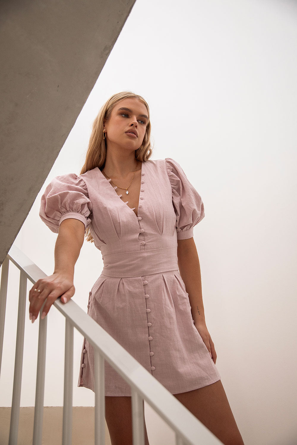 SAMPLE-Kori Dress - Lilac