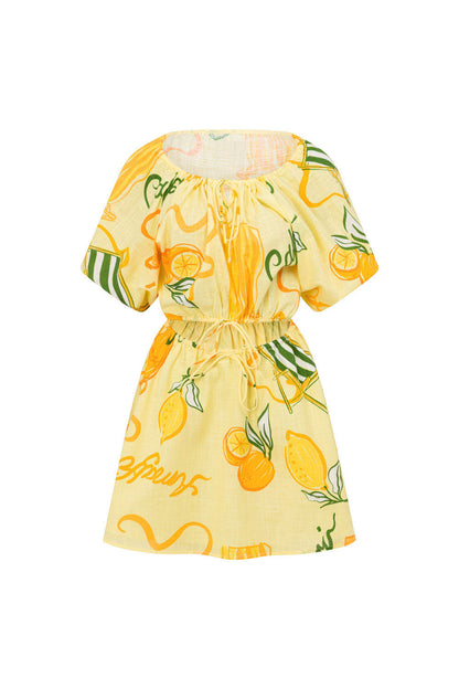 SAMPLE-Milo Dress - Amalfi Citrus