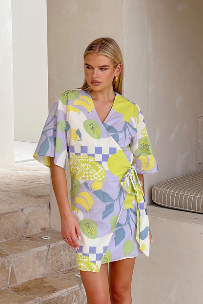 SAMPLE-Scarlett Wrap Dress - Dolce Verde
