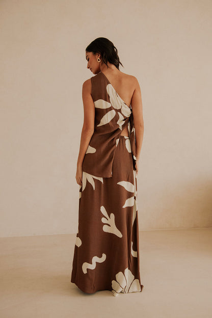 SAMPLE-Lessi Dress - Galene Brown