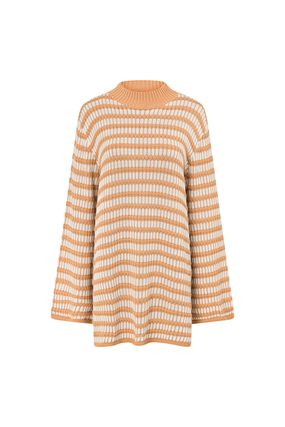 SAMPLE-Morela Knit Dress - Honey Stripe