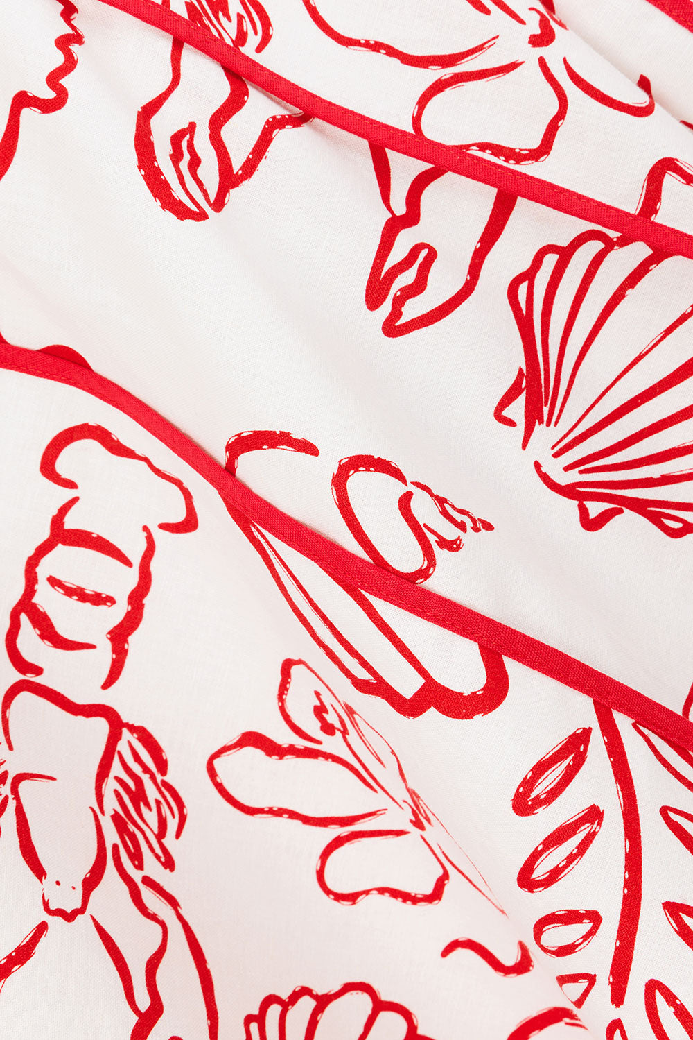 SAMPLE-Eliska Dress - Shoreline Red