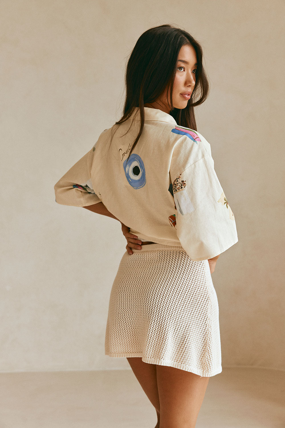 SAMPLE-Priya Skirt - Vanilla