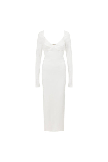 SAMPLE-Carmen Dress - White