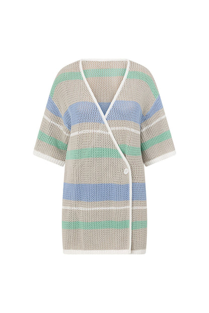 Jessie Wrap Dress - Stripe