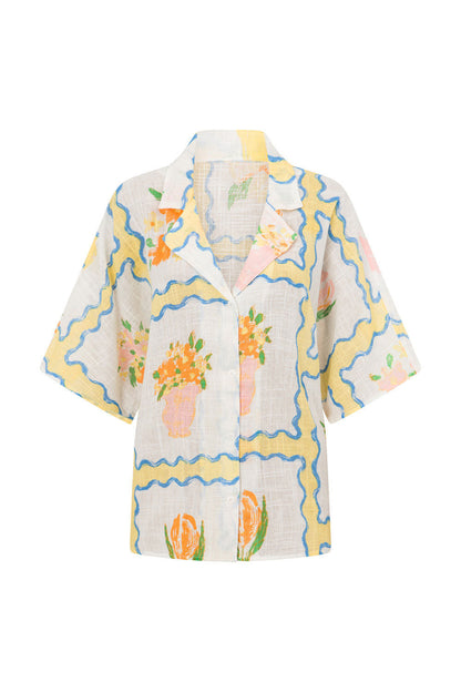 Korey Top - Flower Pots