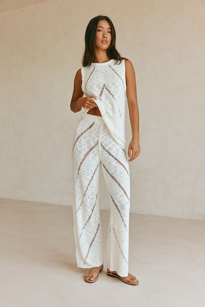 SAMPLE-Josiah Pants - Cream