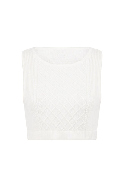 Lotus Top - Cable Knit
