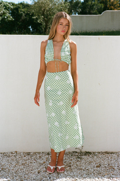 SAMPLE-Cambelle Dress - Gingham