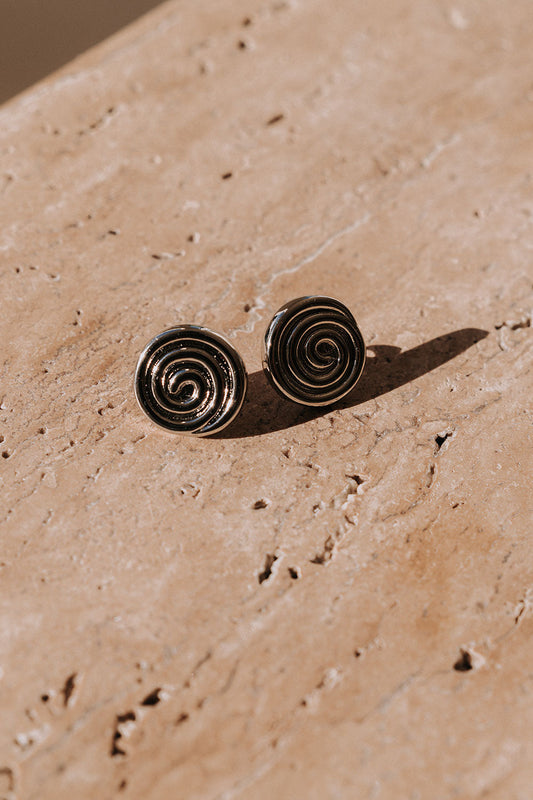 Calico Earrings - Silver