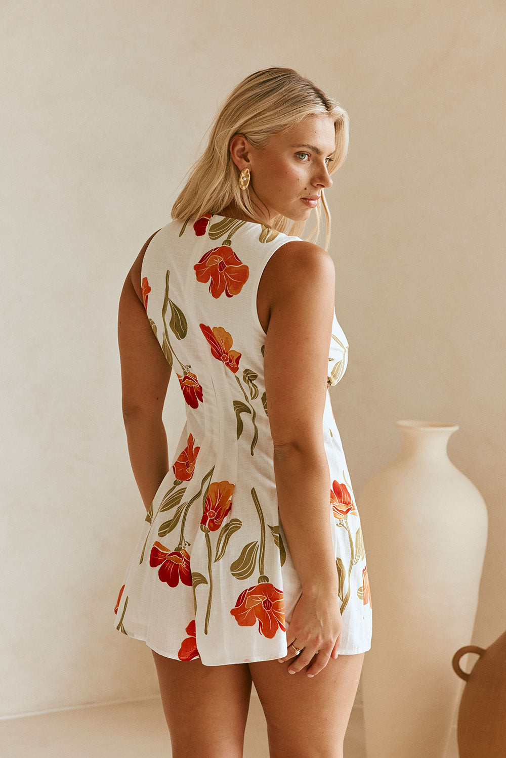 SAMPLE-Jade Playsuit - Poppy