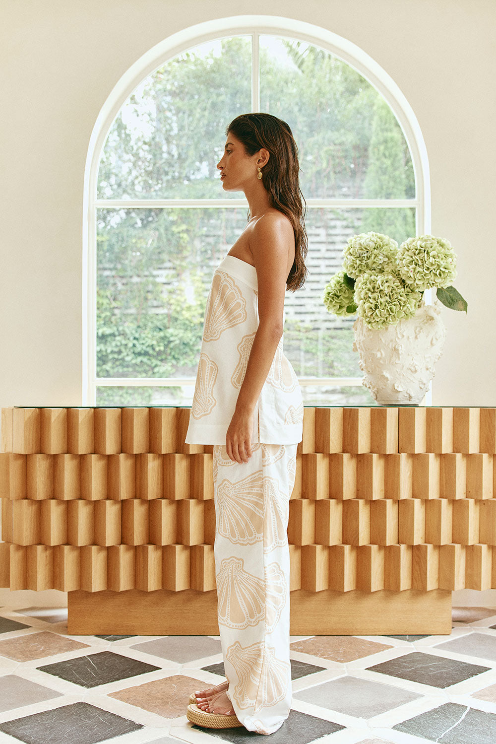 SAMPLE-Bahari Top - Coastal Shell