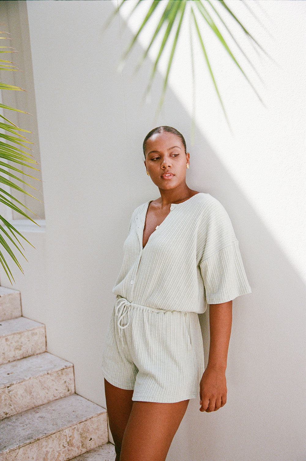 SAMPLE-Juniper Playsuit - Sage