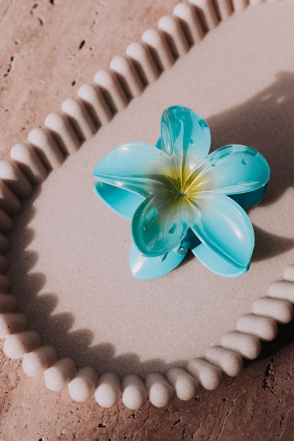 Frangipani Clip - Blue