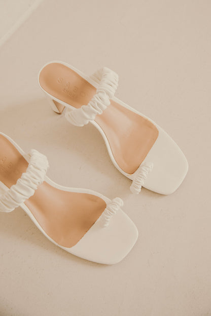 Catalina Heels - White