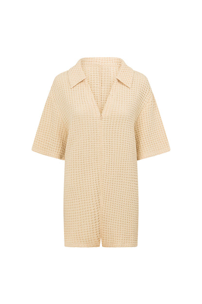 Aymee Playsuit - Beige