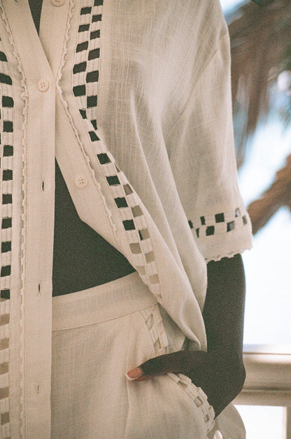 SAMPLE-Alyssia Top - White