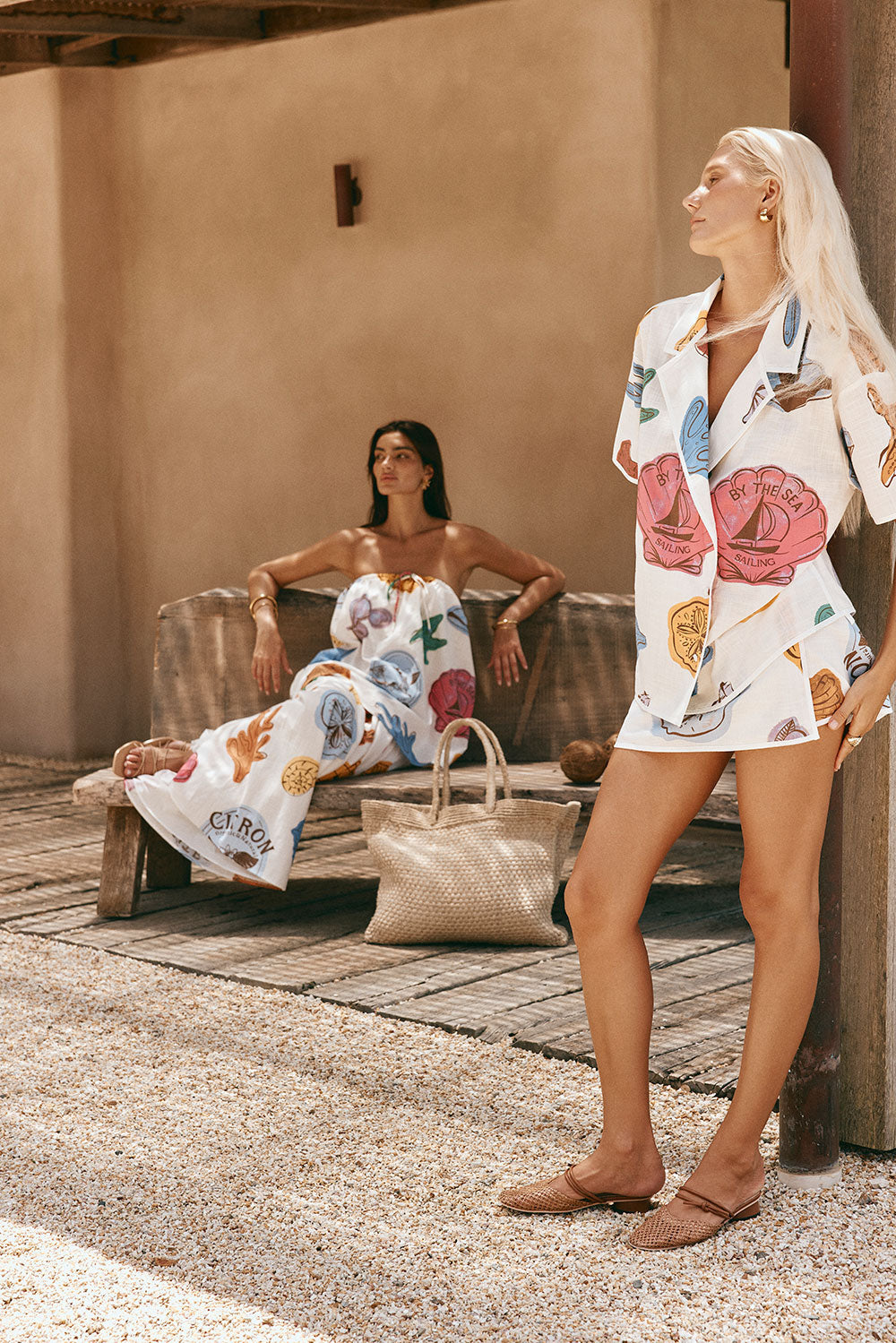 Avery Skirt - By The Sea