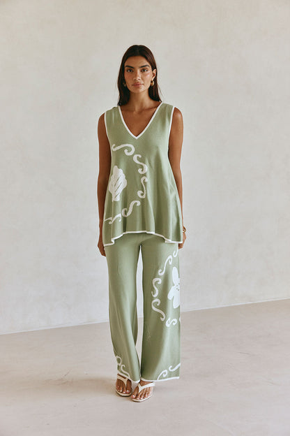 SAMPLE-Malani Top - Ocean Relic